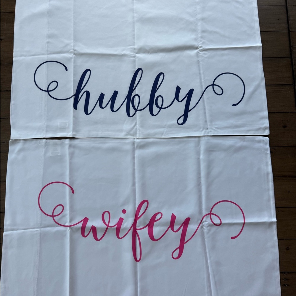 Hubby and Wifey Pillowcases